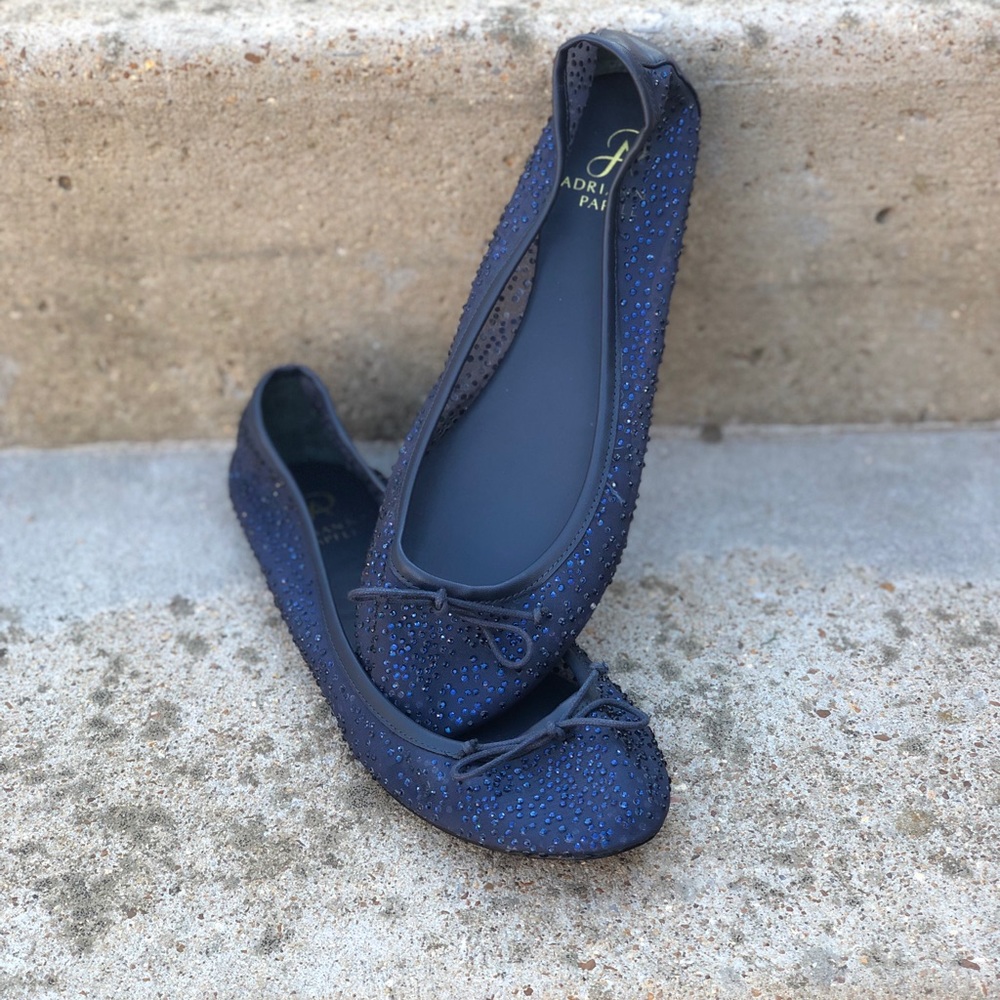 Adrianna Papeli Ballet Blue Flats - Picture 4 of 7